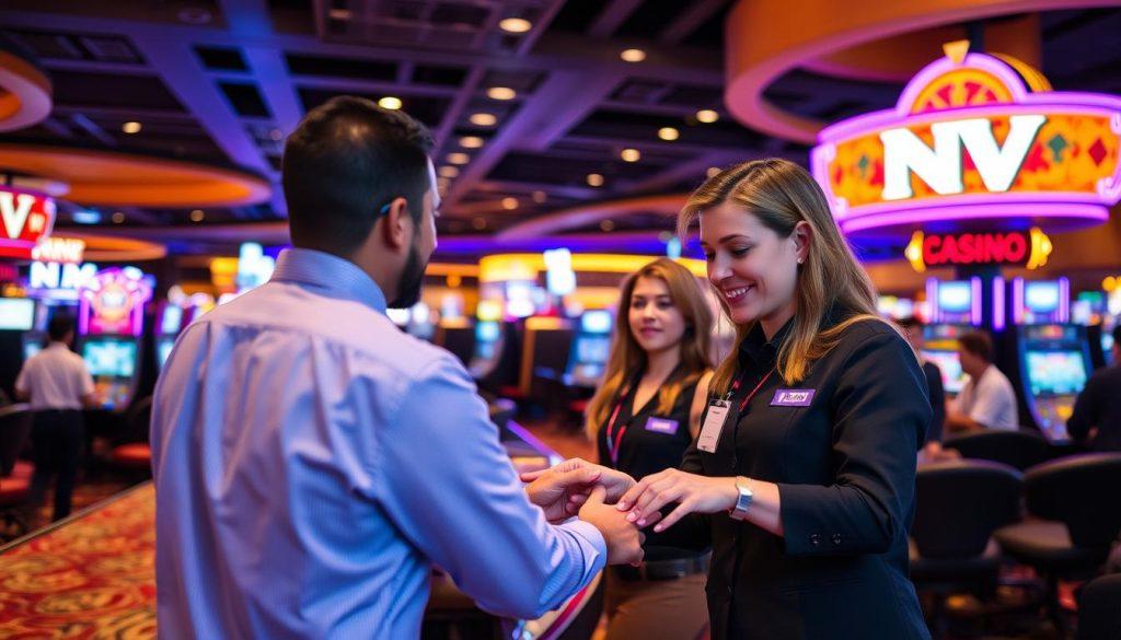 NV Casino εξυπηρέτηση πελατών